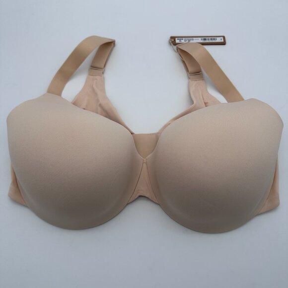 SKIMS Smoothing Intimates Full Coverage Lightly Lined Bra, Size 40DDD, Sand - Picture 1 of 12